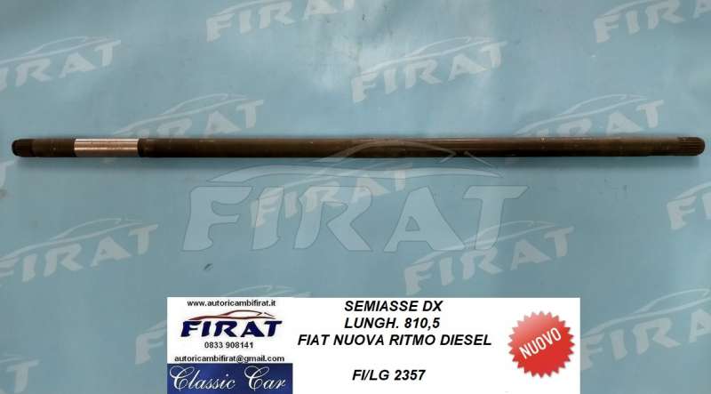 SEMIASSE FIAT RITMO DIESEL DX (2357)